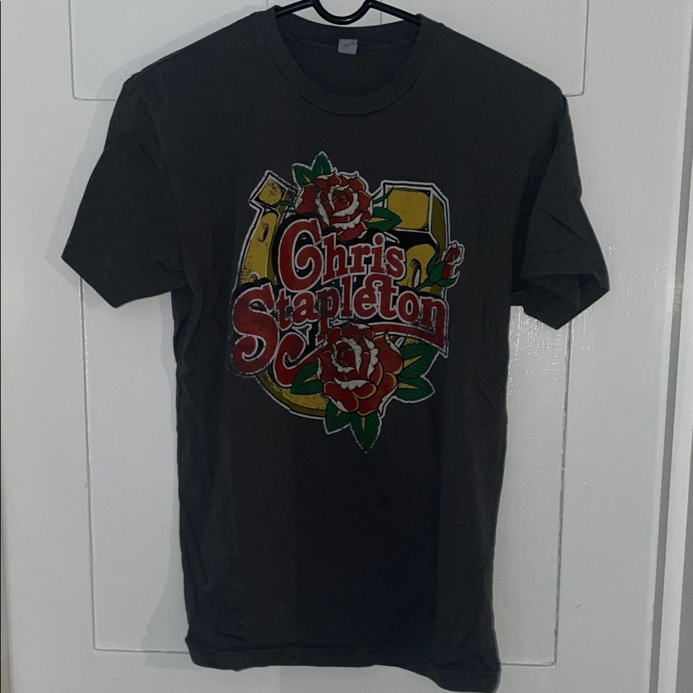 Chris Stapleton Tee with Floral Design - ADD ON ONLY